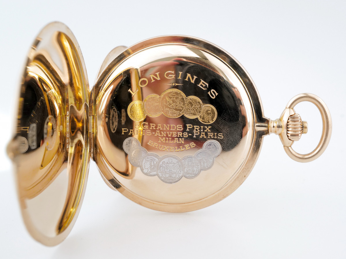 Швейцарський годинник Longines 5 Grands Prix 14K Gold