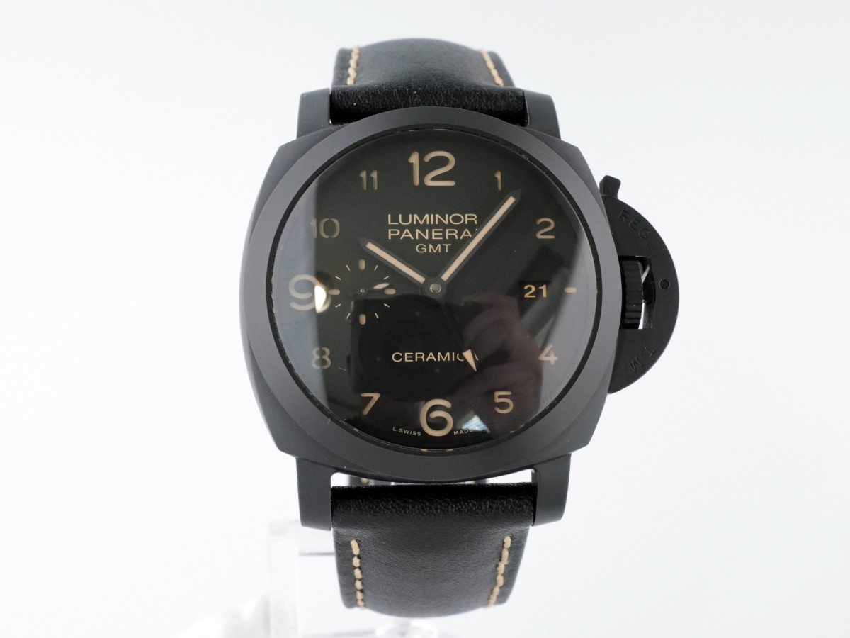 Швейцарський годинник Panerai Luminor 1950 3 Days GMT Ceramic 44