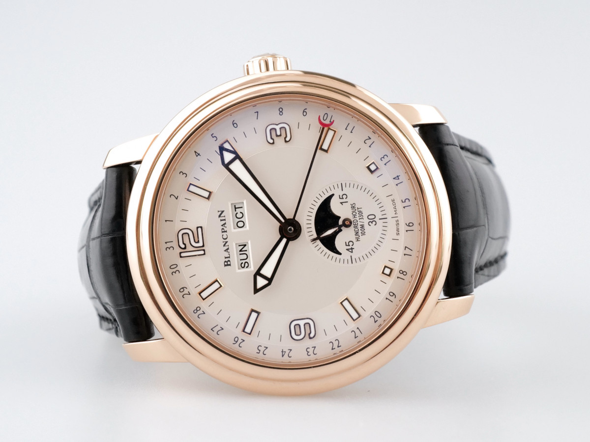 Швейцарские часы Blancpain Leman Moon Phase Complete Calendar