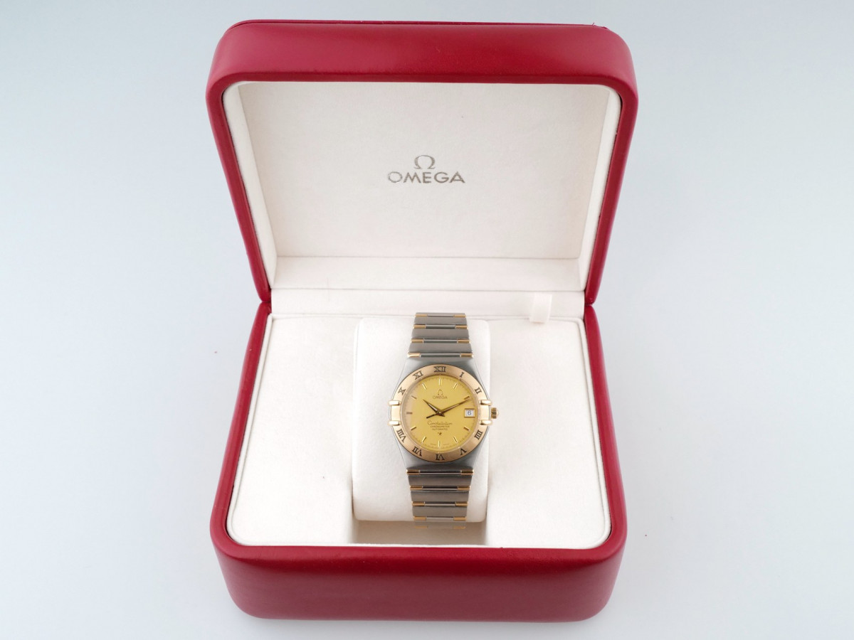 Швейцарские часы Omega Constellation Automatic Steel 18K Yellow Gold 36