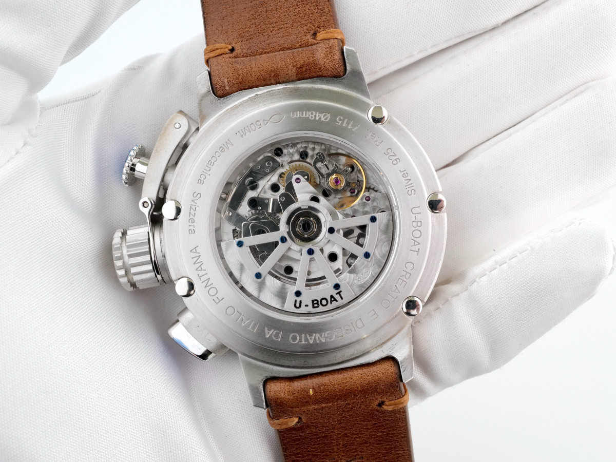 Швейцарський годинник U-Boat Chimera 925 Silver