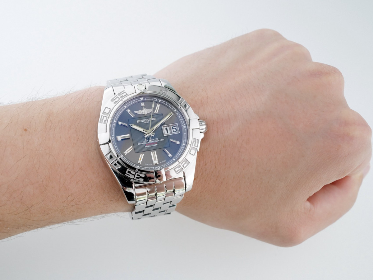 Швейцарський годинник Breitling Galactic 41 Grey Dial