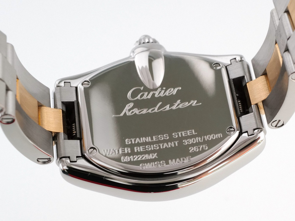 Швейцарський годинник Cartier Roadster Ladies Gold Steel