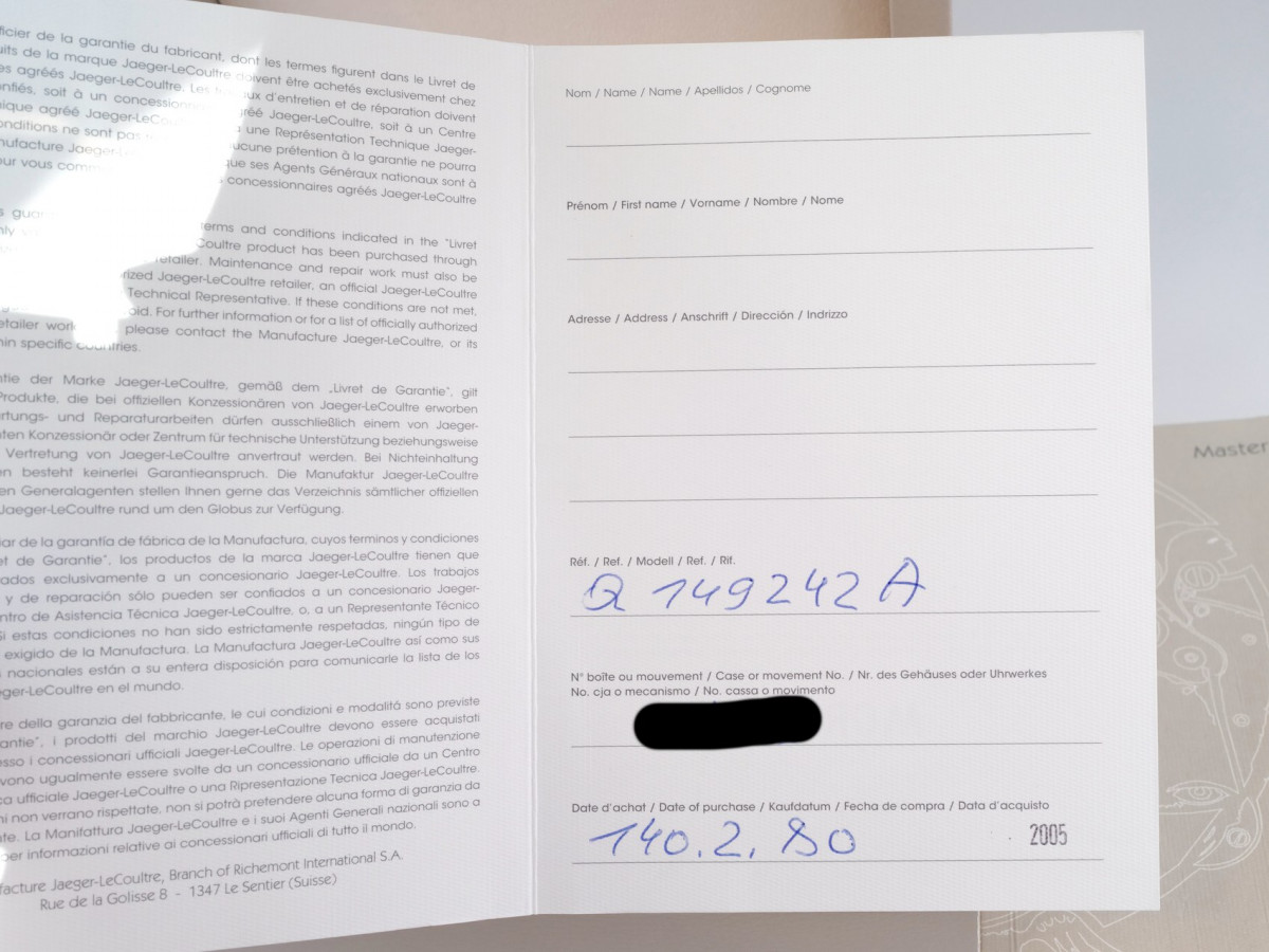 Швейцарские часы Jaeger-LeCoultre Master Perpetual Calendar