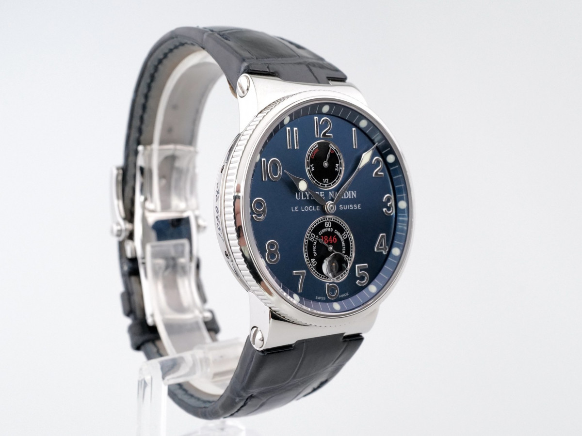 Швейцарские часы Ulysse Nardin Marine Maxi Chronometer Blue Dial Arabic Numerals