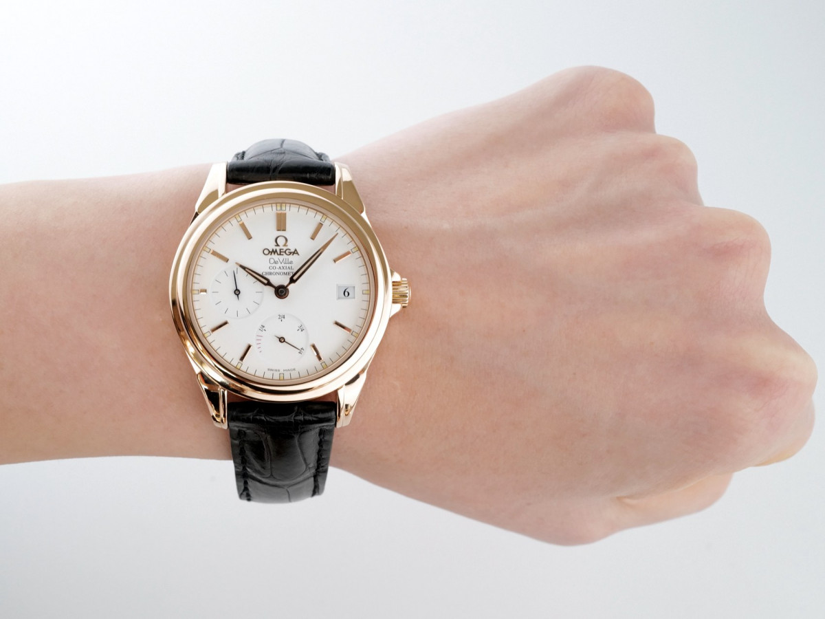 Швейцарские часы Omega De Ville Co-Axial Power Reserve 18K Gold