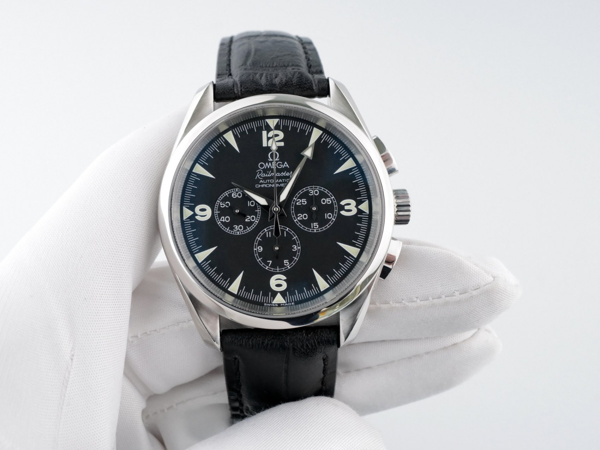 Швейцарские часы Omega Railmaster Chronograph