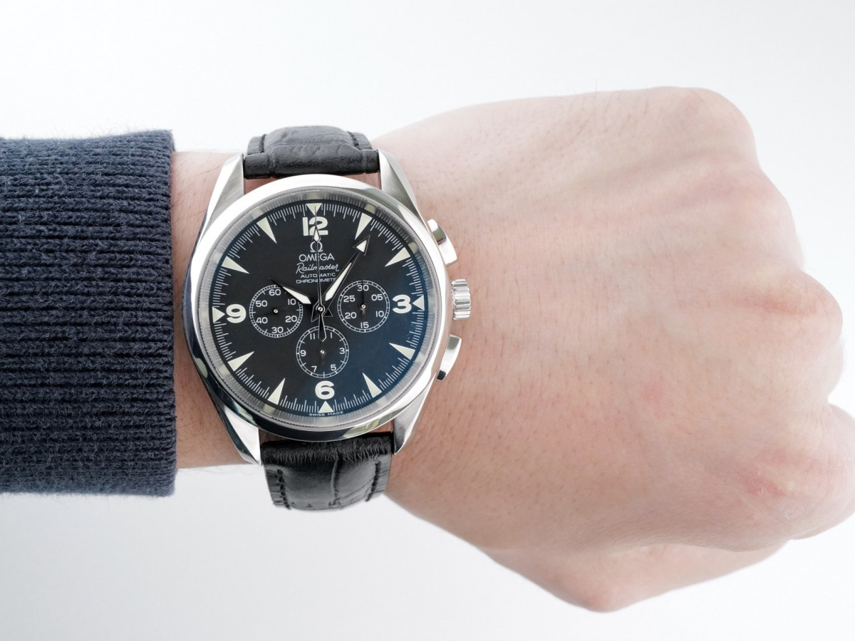 Швейцарские часы Omega Railmaster Chronograph