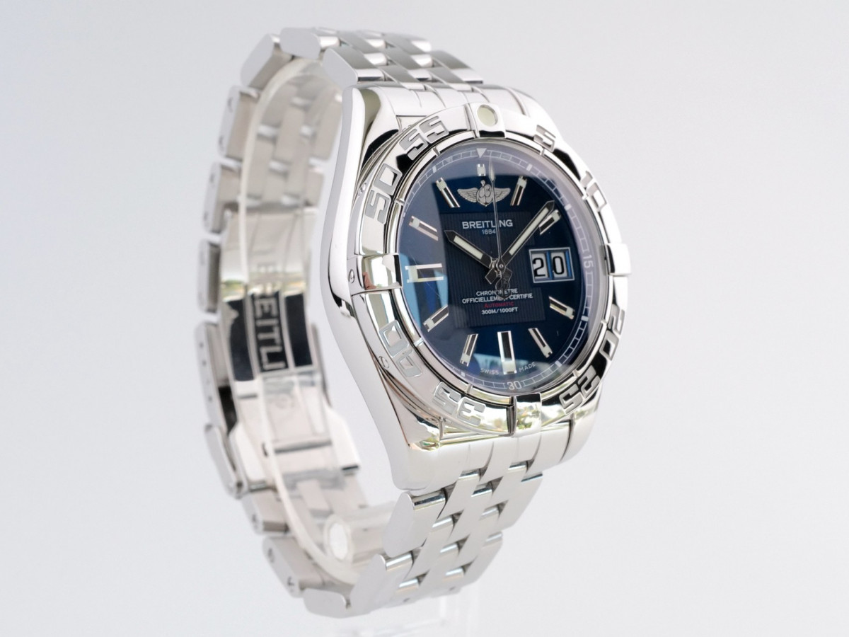 Швейцарские часы Breitling Galactic 41 Blue Dial