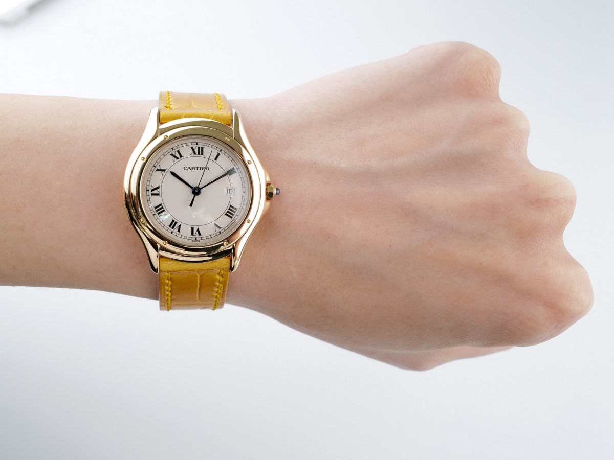 Swiss watch Cartier Cougar 18K Gold