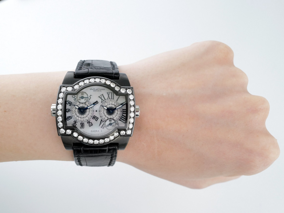Швейцарские часы DeLaCour Saqra Diamonds