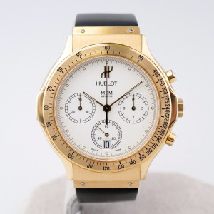 Швейцарские часы Hublot Classic MDM Chronograph 18K Gold