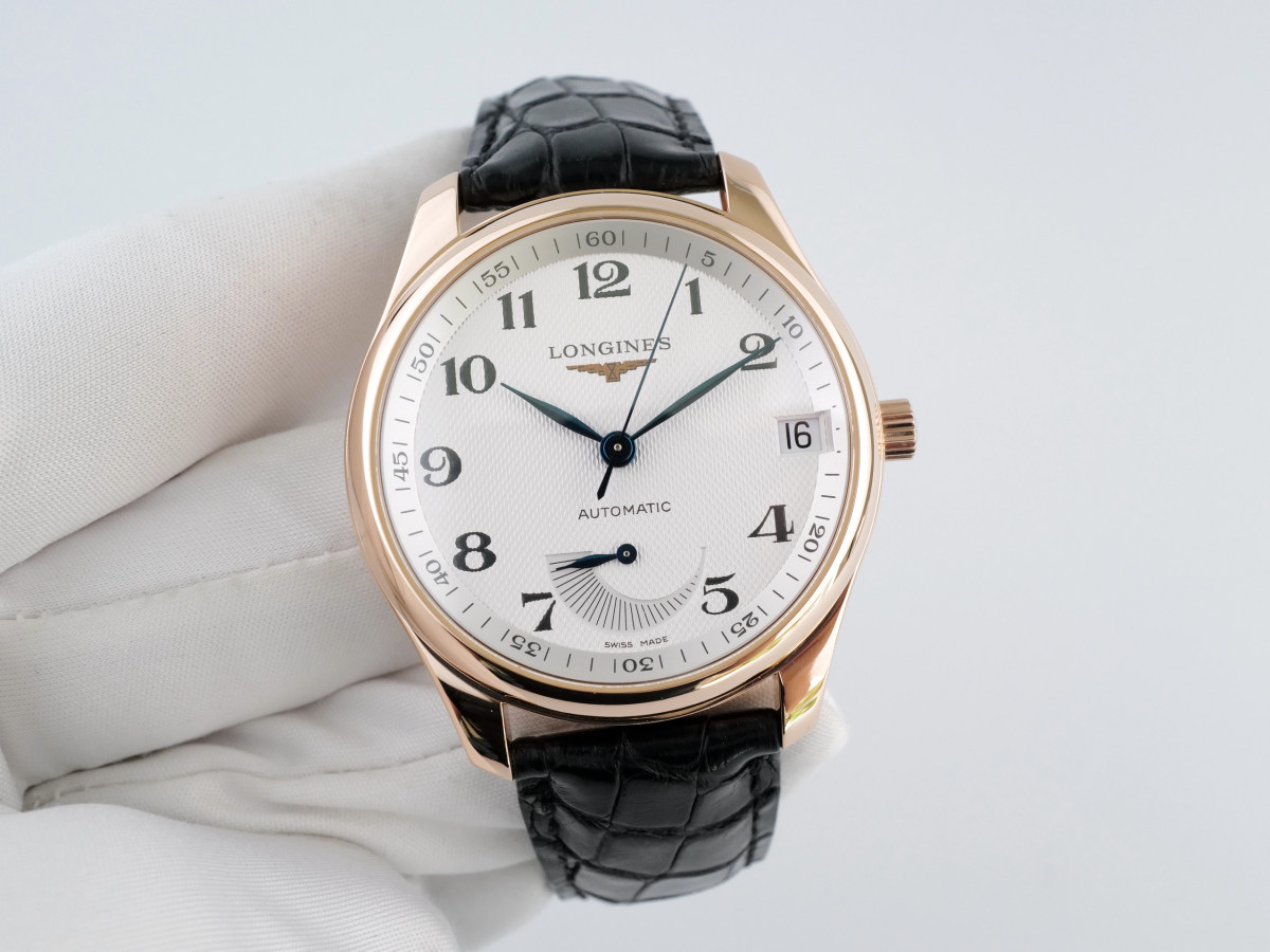 Швейцарський годинник Longines Master Collection Power Reserve 18K Rose Gold