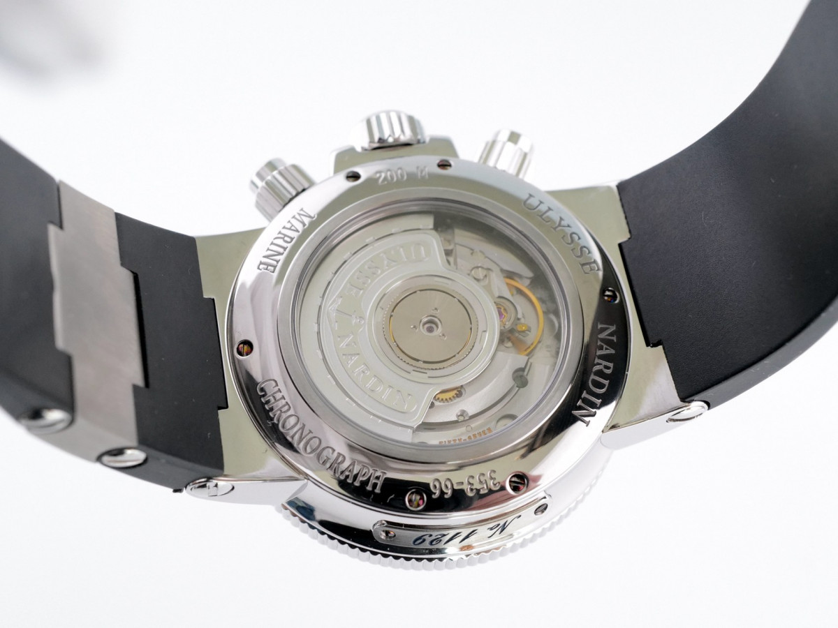 Швейцарские часы Ulysse Nardin Maxi Marine Chronograph Blue Dial