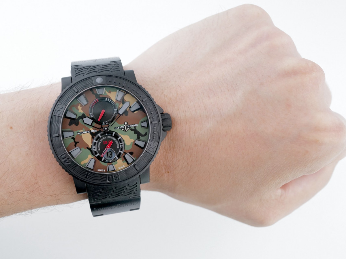 Швейцарський годинник Ulysse Nardin Maxi Marine Military Camouflage Limited