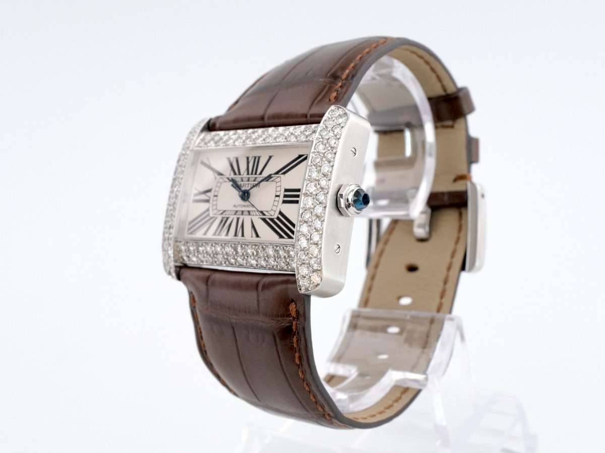 Swiss watch Cartier Tank Divan Diamonds
