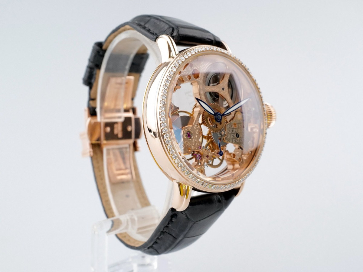Швейцарские часы Krieger Gigantium Diamonds Skeleton Limited Manual Wind
