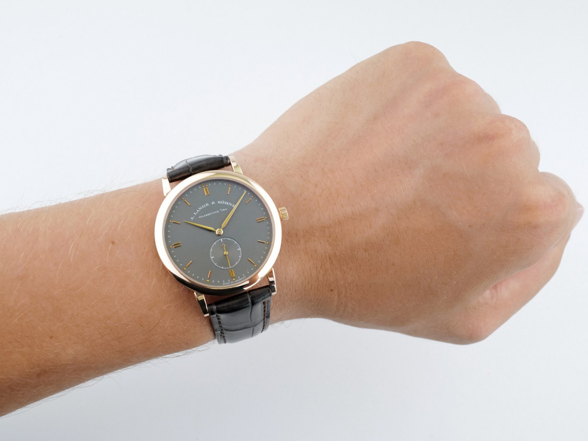 Швейцарський годинник A. Lange and Sohne Saxonia 18K Rose Gold