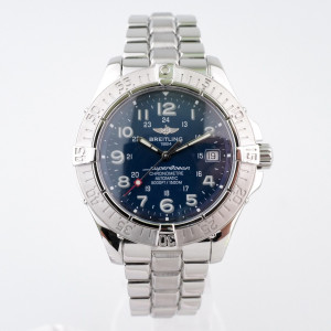 Swiss watch Breitling SuperOcean Automatic Chronometer Blue Dial