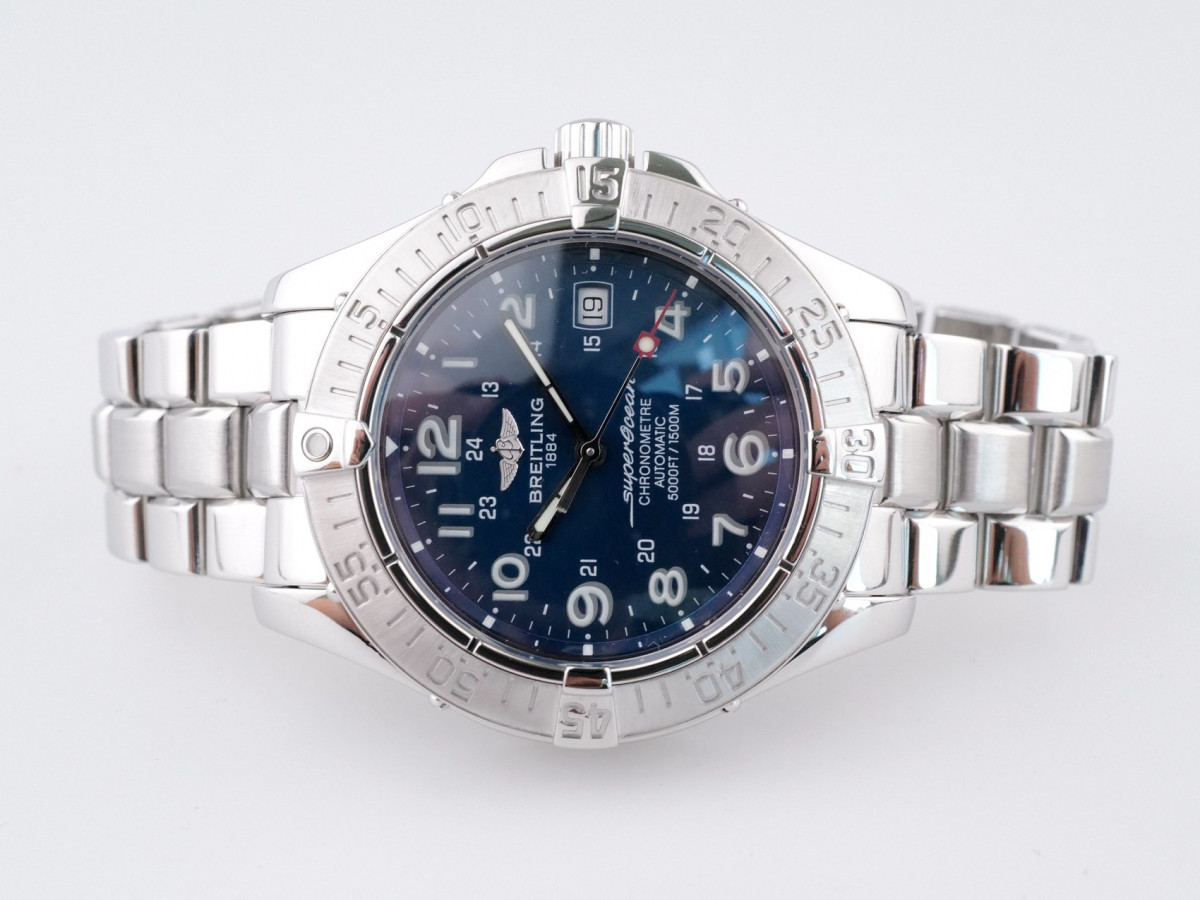 Swiss watch Breitling SuperOcean Automatic Chronometer Blue Dial