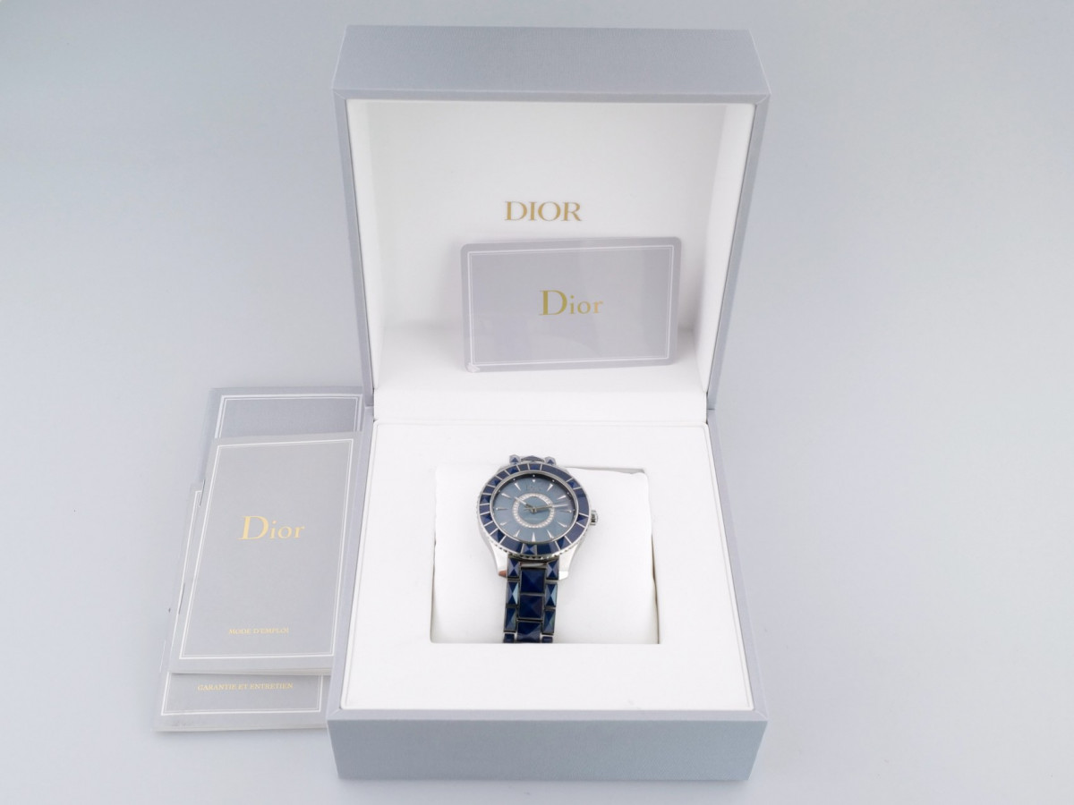 Швейцарские часы Dior Christal Blue Mother of Pearl Diamond Dial