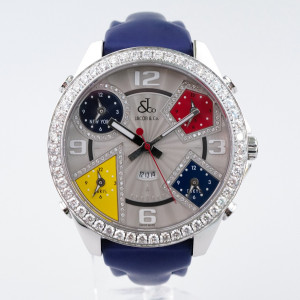 Швейцарские часы Jacob & Co. Five Time Zone 3.75 Ct Diamonds