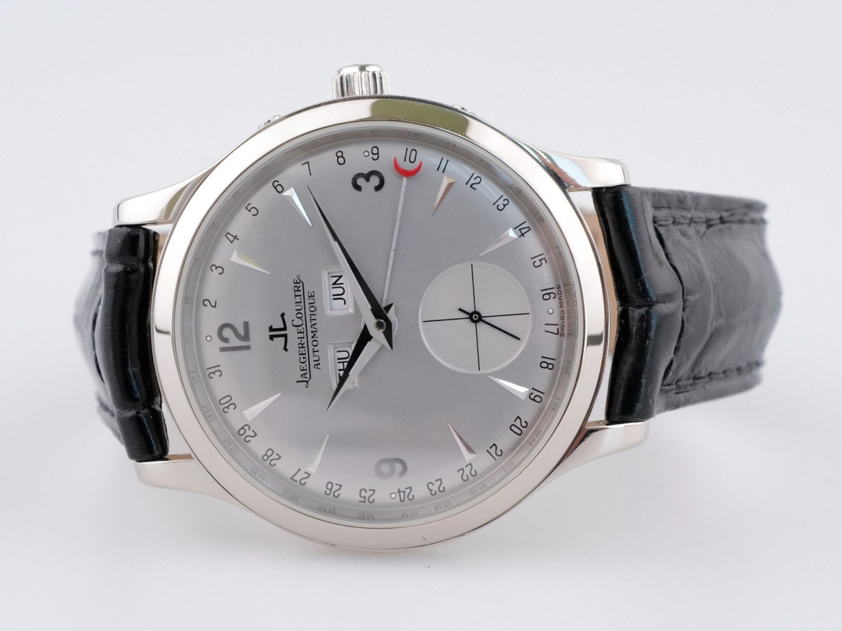 Швейцарський годинник Jaeger-LeCoultre Master Control Triple Calendar 18K White Gold