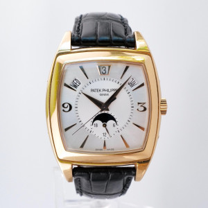 Швейцарские часы Patek Philippe Gondolo Calendario Annual Calendar Complications 18K Rose Gold