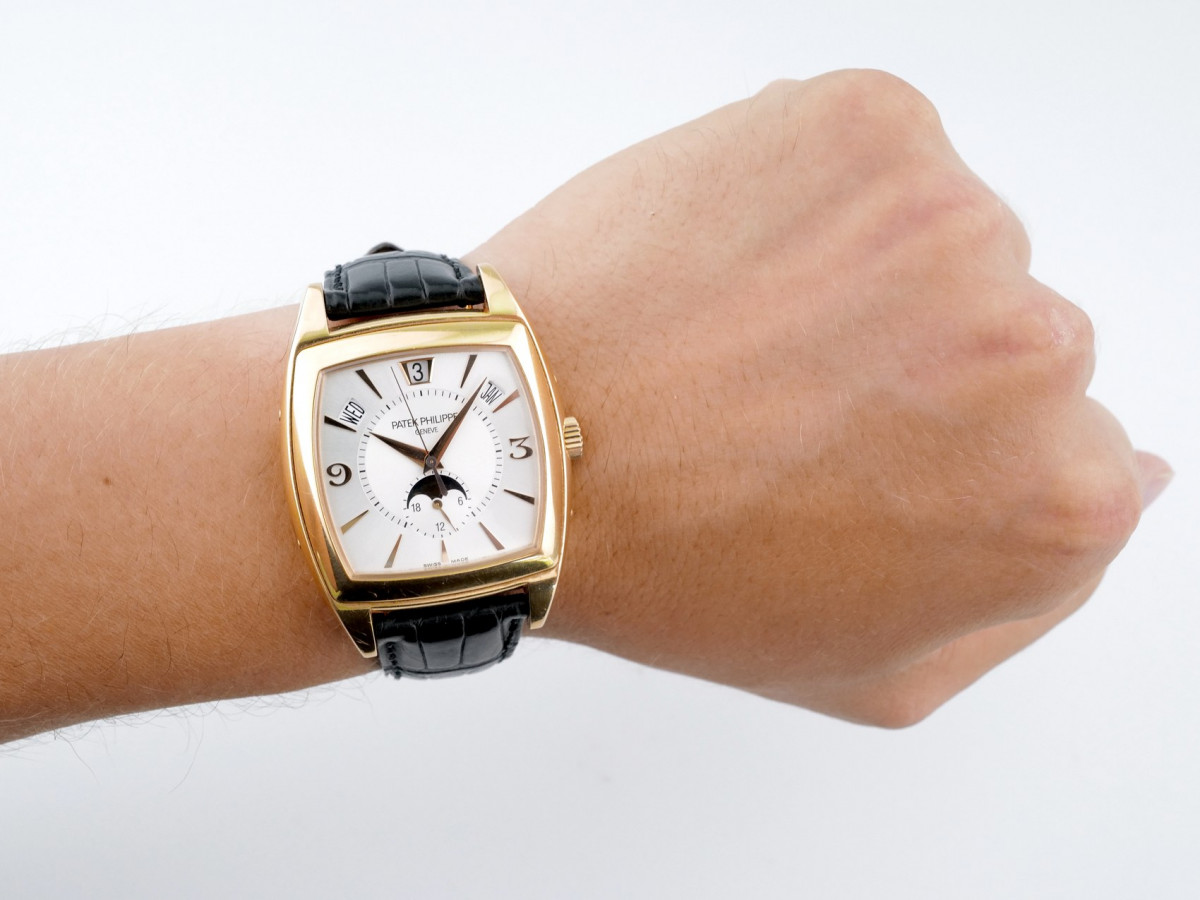 Швейцарские часы Patek Philippe Gondolo Calendario Annual Calendar Complications 18K Rose Gold