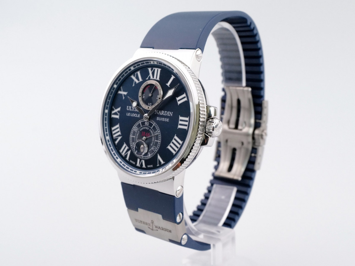 Швейцарские часы Ulysse Nardin Maxi Marine Chronometer 43 Blue Dial