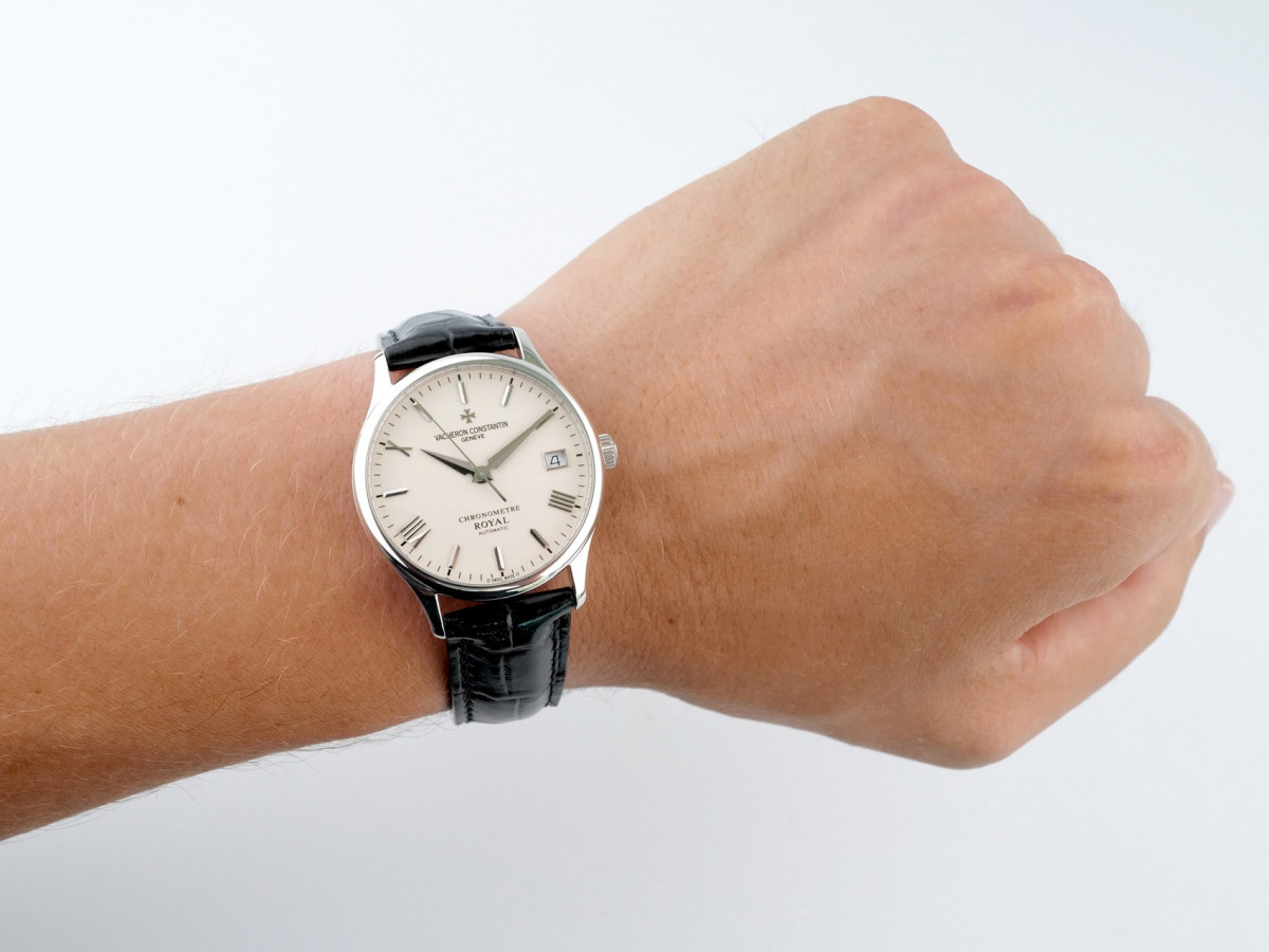 Швейцарские часы Vacheron Constantin Patrimony Chronometer Royal 18K White Gold