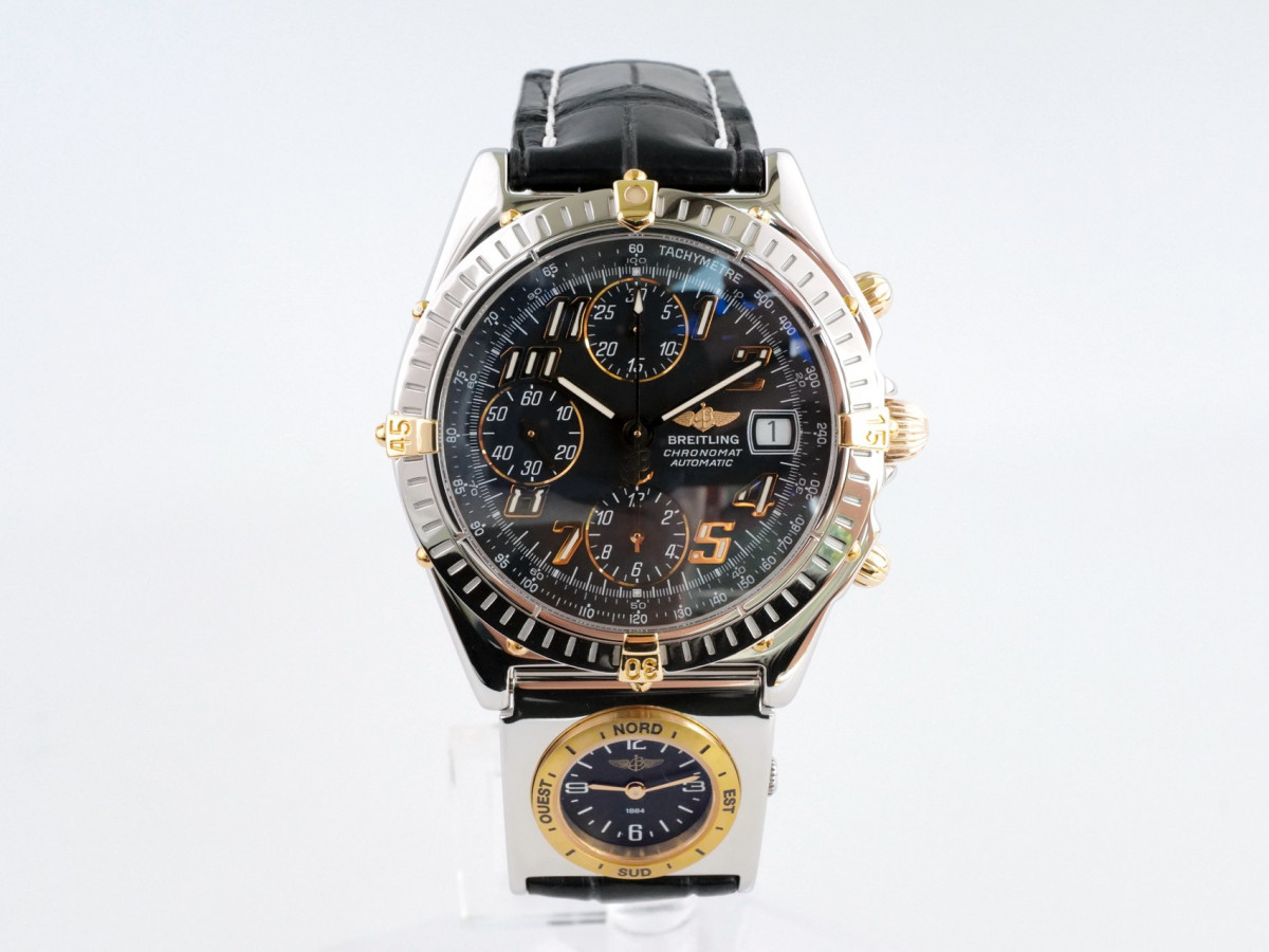 Швейцарський годинник Breitling Chronomat UTC Gold Steel