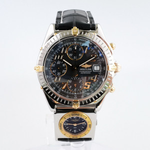 Швейцарський годинник Breitling Chronomat UTC Gold Steel
