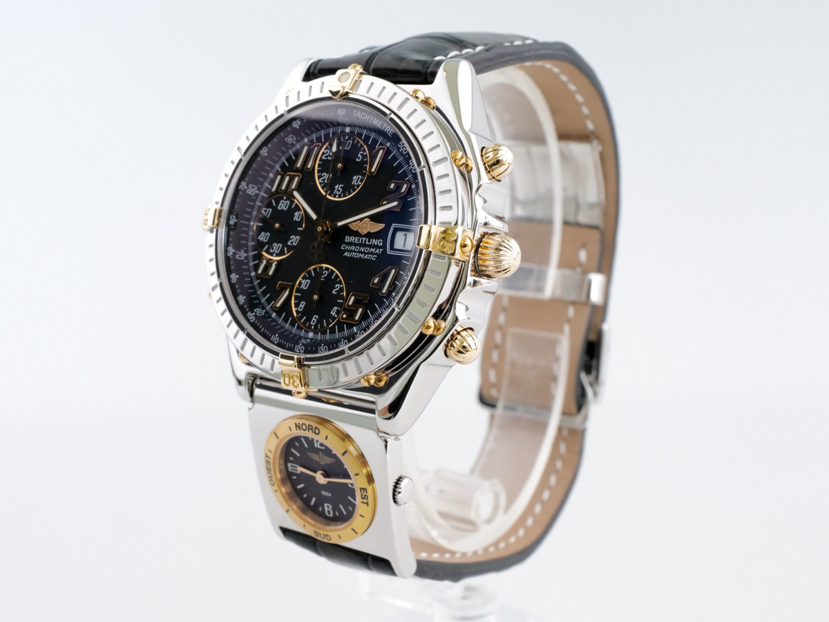 Швейцарський годинник Breitling Chronomat UTC Gold Steel