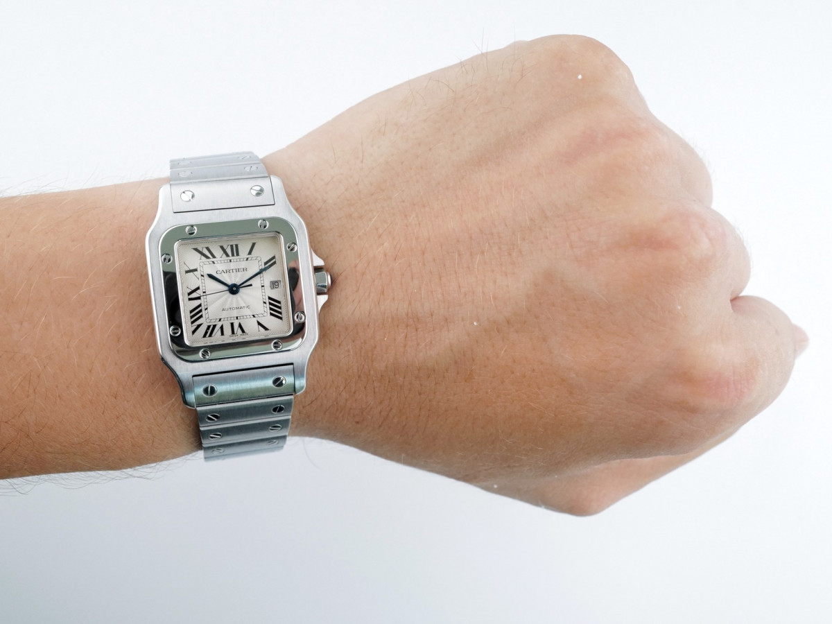 Швейцарський годинник Cartier Santos Galbee