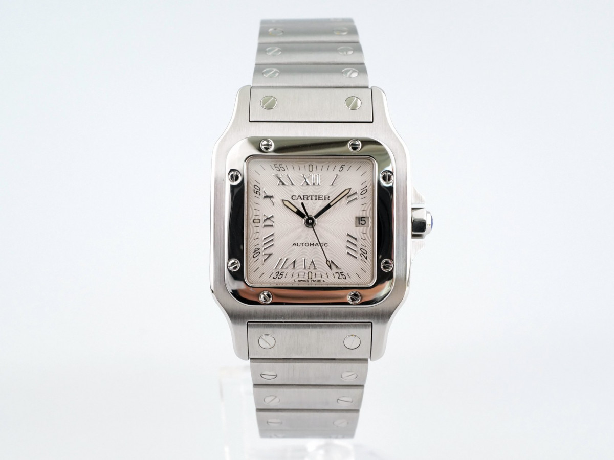 Swiss watch Cartier Santos Galbee Applied Indexes