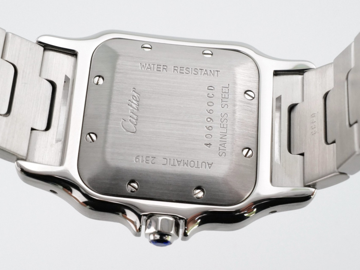 Swiss watch Cartier Santos Galbee Applied Indexes