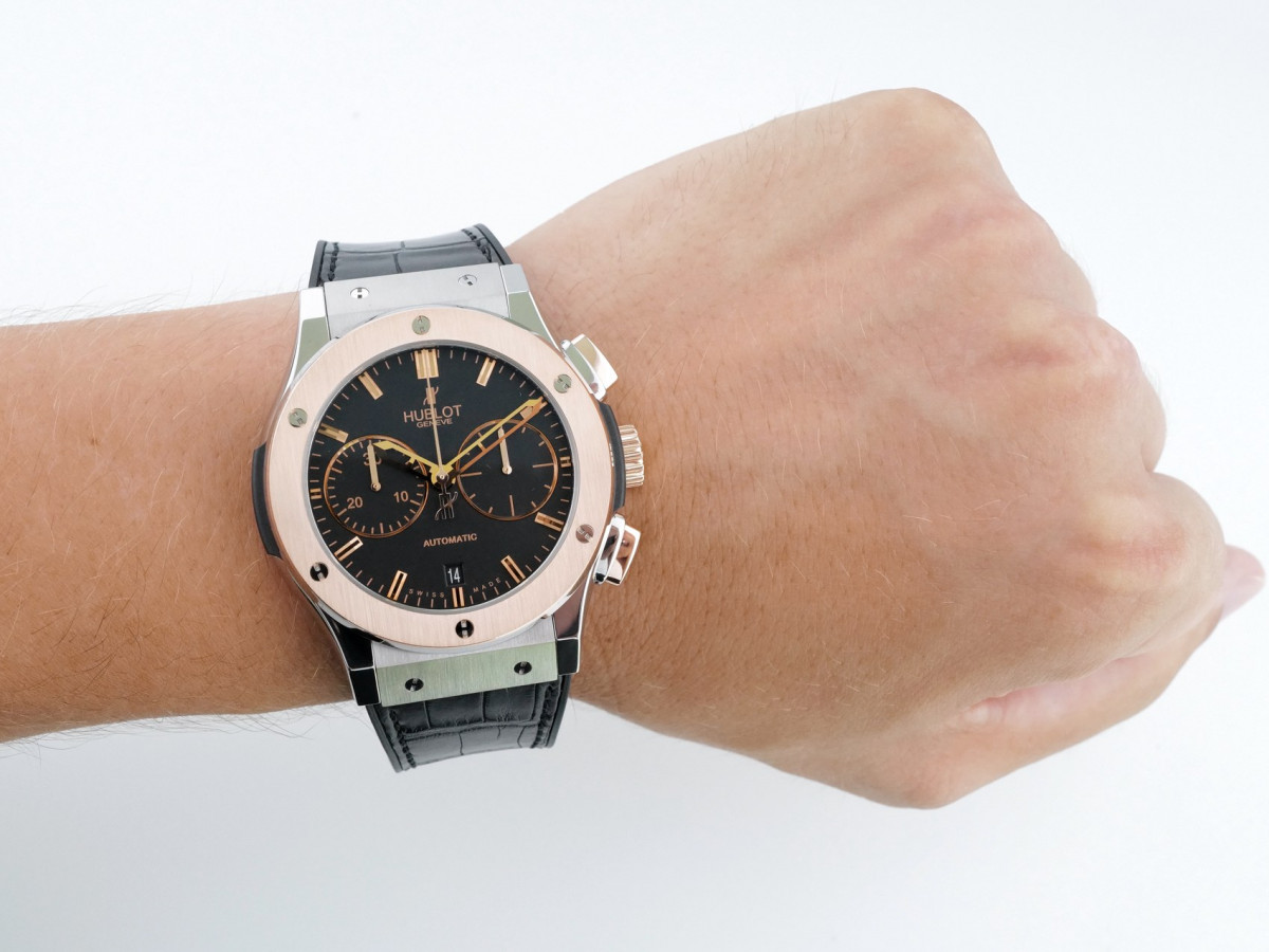 Swiss watch Hublot Classic Fusion Chronograph Titanium King Gold