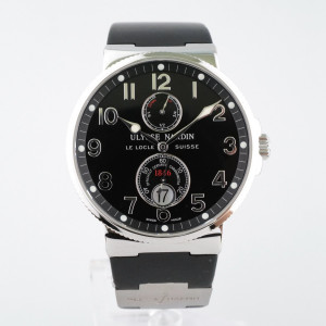 Швейцарський годинник Ulysse Nardin Maxi Marine Chronometer Black Dial 41