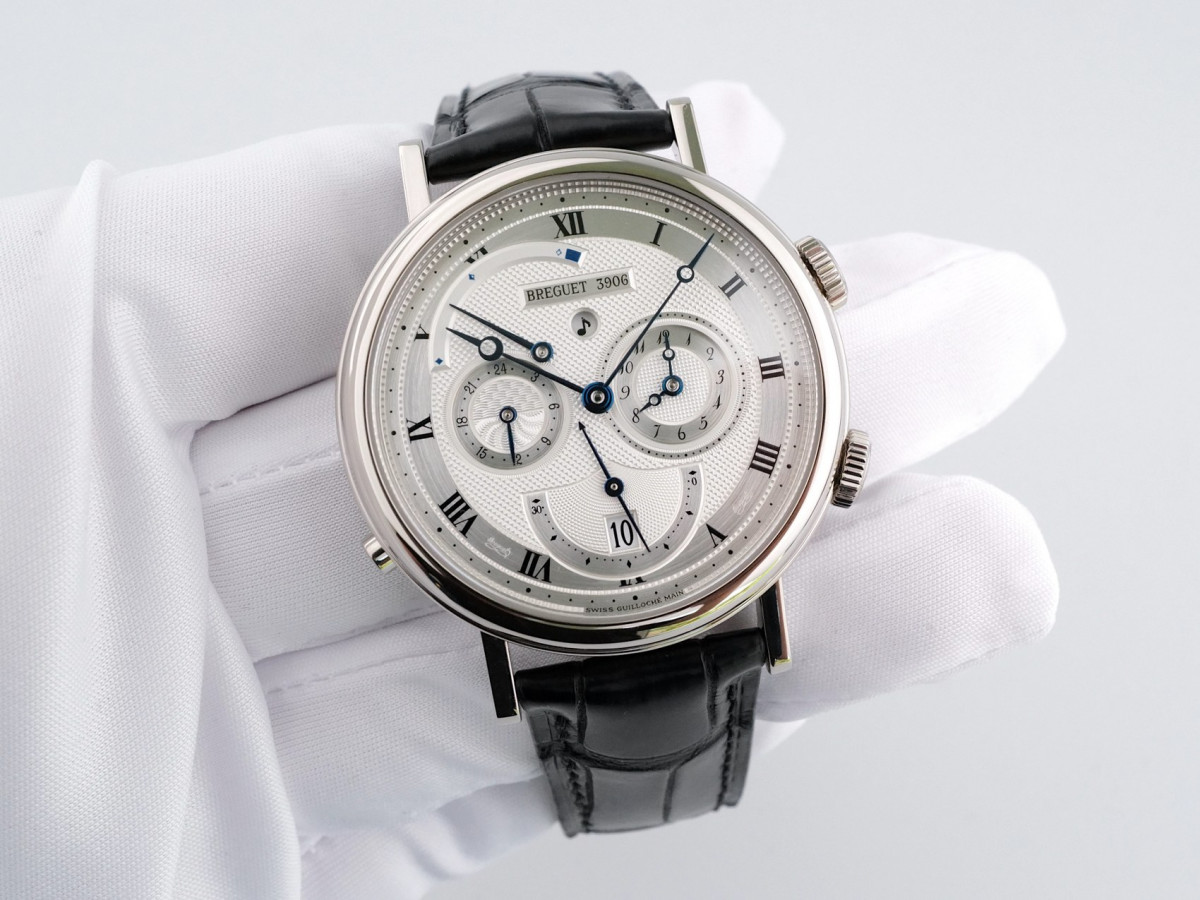 Швейцарський годинник Breguet Classique Alarm Le Reveil du Tsar 18K White Gold 39