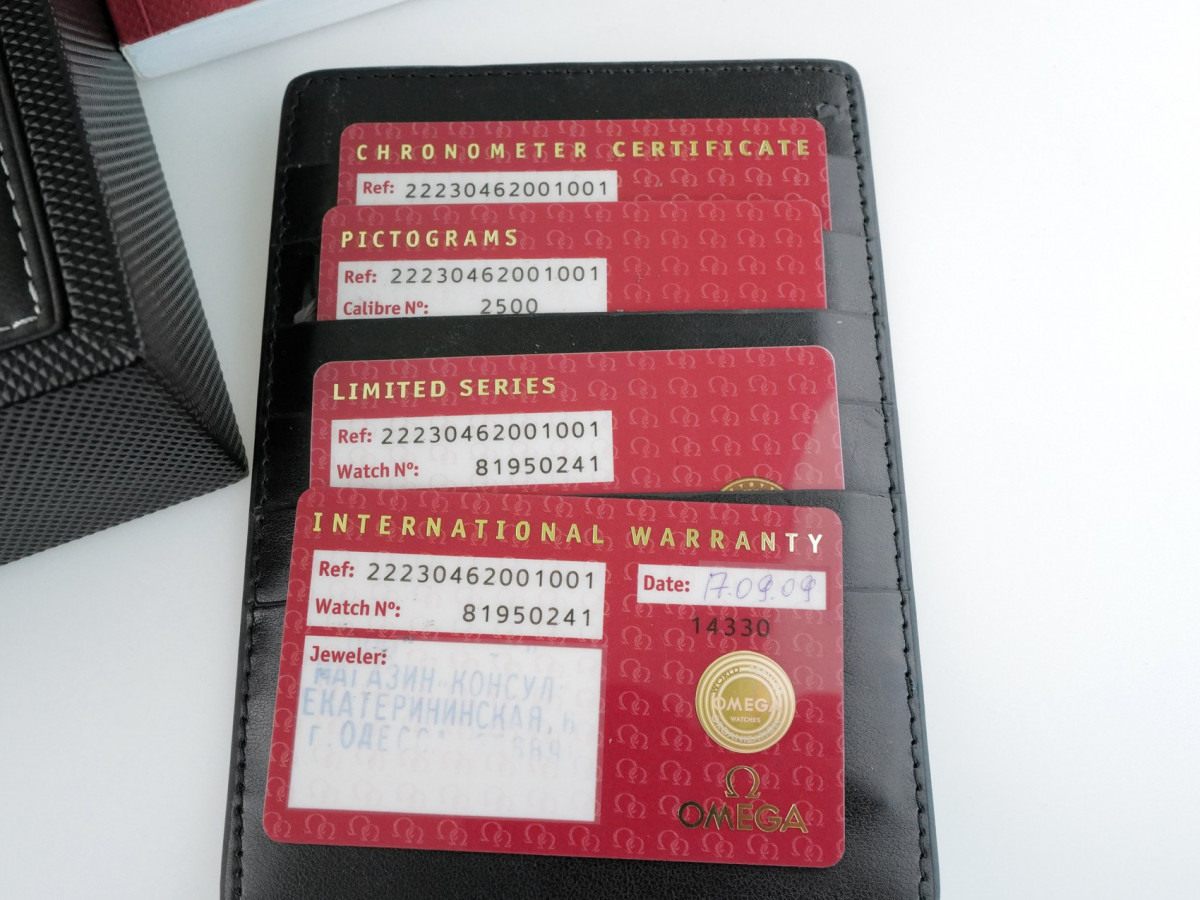 Швейцарские часы Omega Planet Ocean 007 Quantum of Solace limited edition