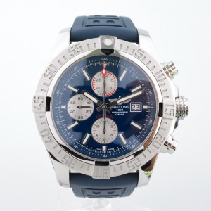 Швейцарський годинник Breitling Super Avenger II Chronograph Blue Dial 48