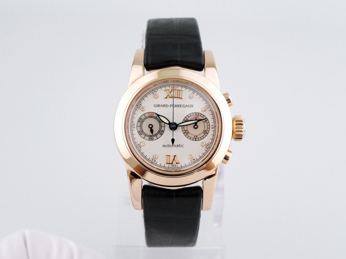 Швейцарские часы Girard Perregaux Lady Chronograph 18K Rose Gold
