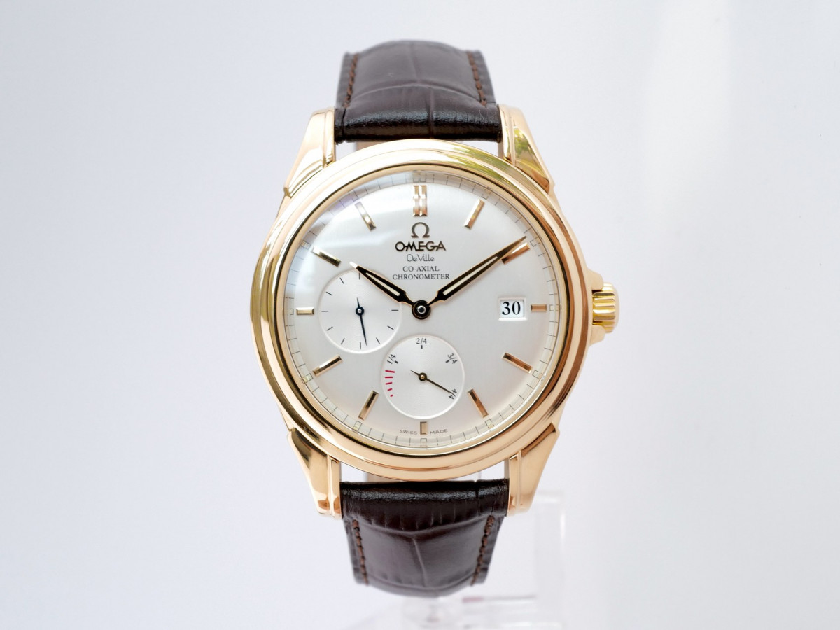 Швейцарские часы Omega Co-Axial Power Reserve 18K Yellow Gold