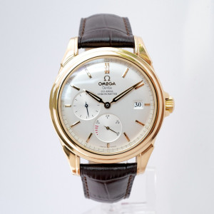 Швейцарские часы Omega Co-Axial Power Reserve 18K Yellow Gold