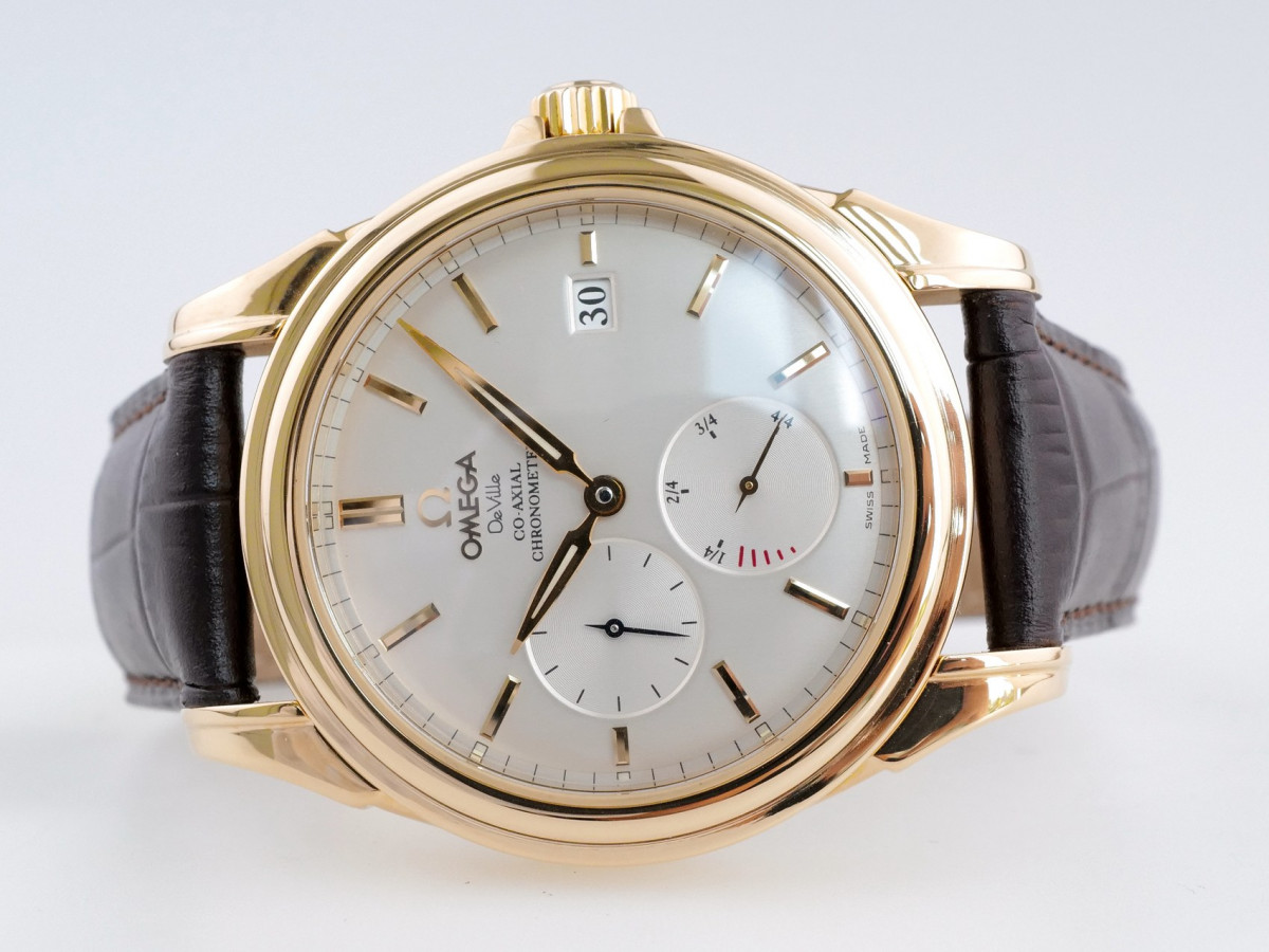 Швейцарские часы Omega Co-Axial Power Reserve 18K Yellow Gold