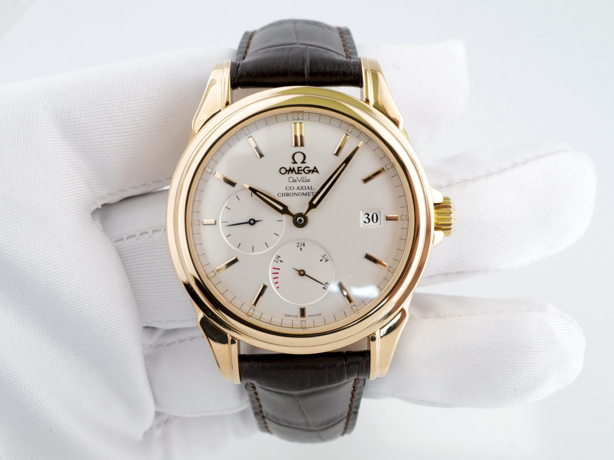 Швейцарские часы Omega Co-Axial Power Reserve 18K Yellow Gold