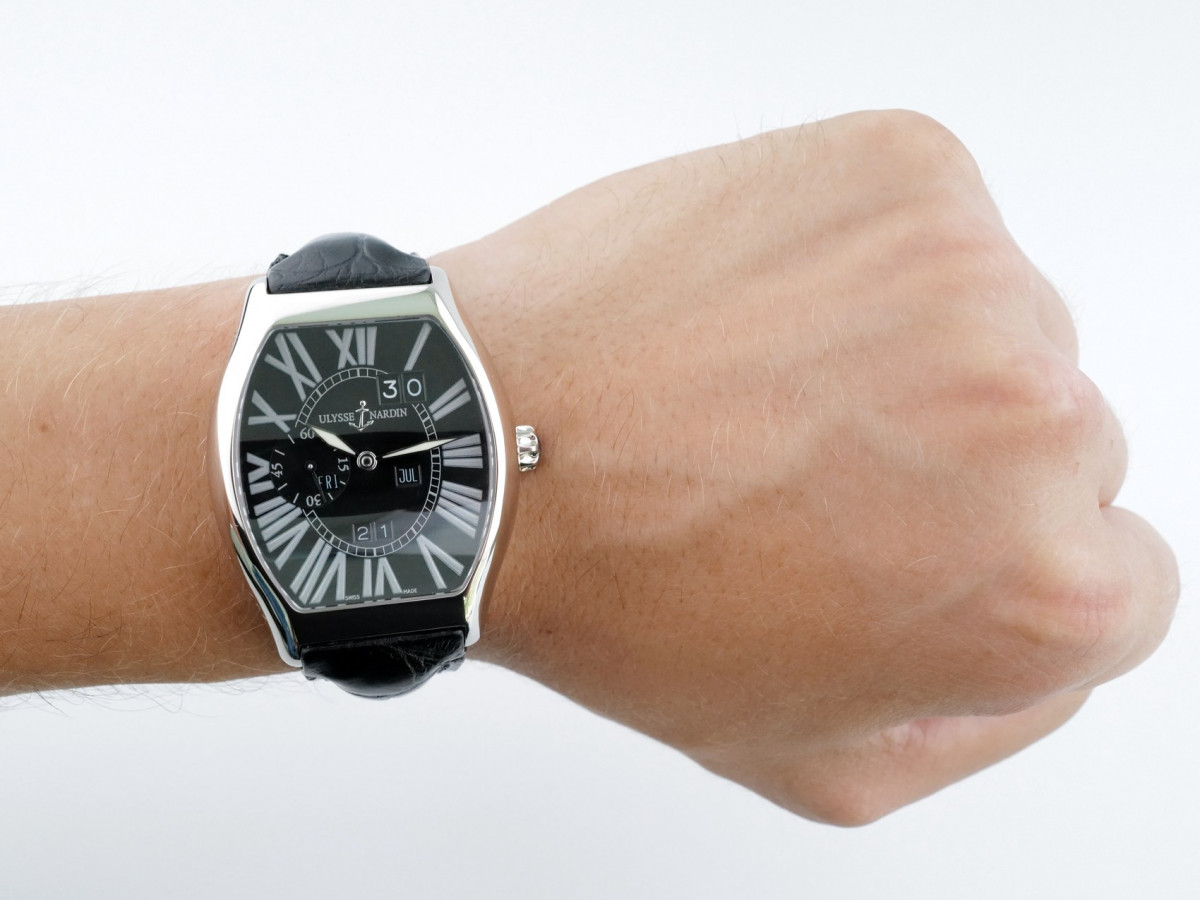 Швейцарський годинник Ulysse Nardin Ludovico Perpetual Calendar 18K White Gold