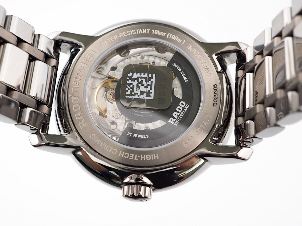 Швейцарський годинник Rado DiaMaster XL Silver Dial Automatic