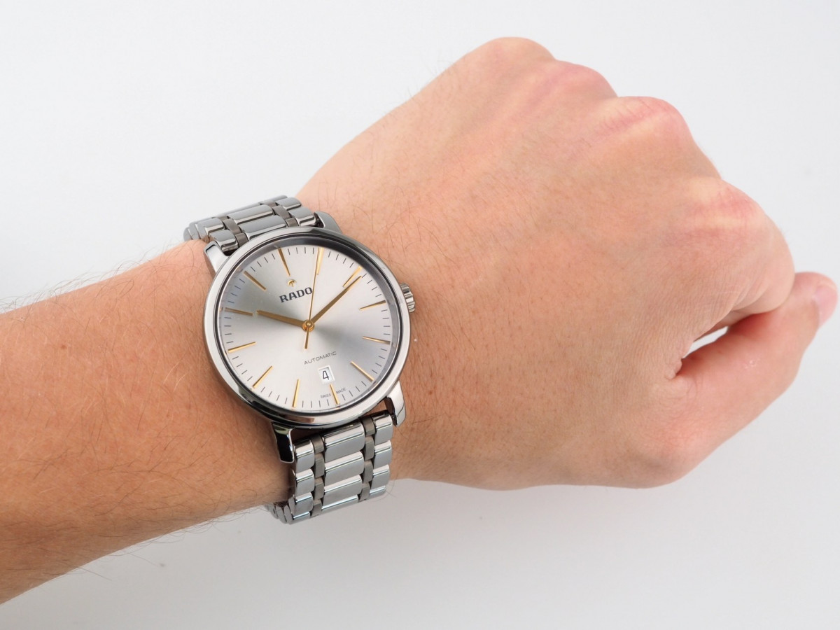 Швейцарський годинник Rado DiaMaster XL Silver Dial Automatic